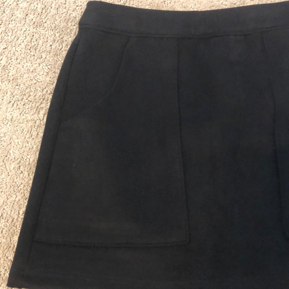 Mini Suede Skirt!